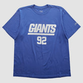 New York Giants Reebok 2000s T-Shirt - Blue T-shirts