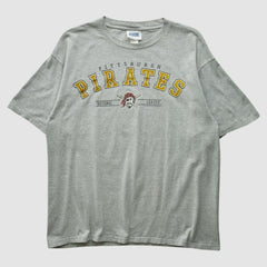 Pittsburgh Pirates 2000s T-Shirt - Heather Gray - Vintage T-shirts