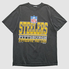 Pittsburgh Steelers Russell 1995 Pullover T-Shirt - Black T-shirts