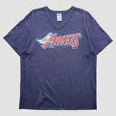 Los Angeles Angels Majestic 2000s T-Shirt - Navy - Vintage T-shirts