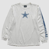 Dallas Cowboys Reebok 2010s Long Sleeve T-Shirt - White T-shirts