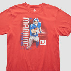 New York Giants NFL 2010s T-Shirt - Red T-shirts