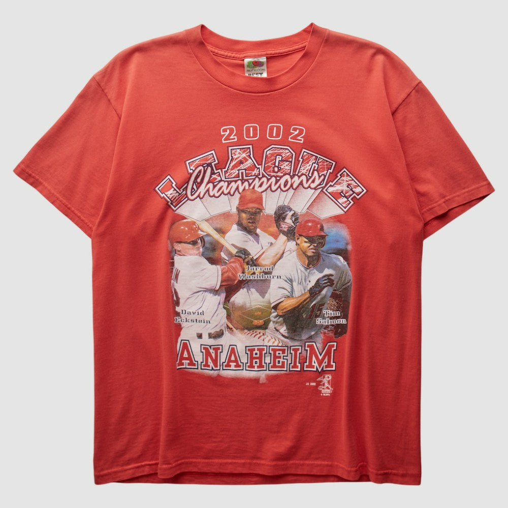 Los Angeles Angels 2002 T-Shirt - Red - Vintage T-shirts