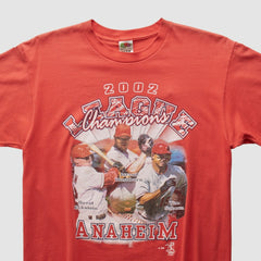 Los Angeles Angels 2002 T-Shirt - Red - Vintage T-shirts