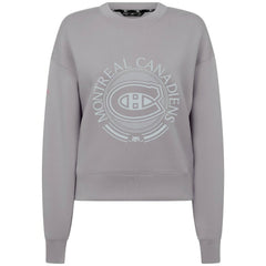 Montreal Canadiens Levelwear Women's Slate & Snow Sponge Tri-Blend Sweatshirt - Gray | US 203561074