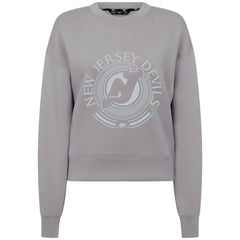 New Jersey Devils Levelwear Women's Slate & Snow Sponge Tri-Blend Sweatshirt - Gray | US 203561078