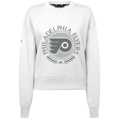 Philadelphia Flyers Levelwear Women's Slate & Snow Sponge Tri-Blend Sweatshirt - White | US 203561085