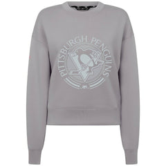Pittsburgh Penguins Levelwear Women's Slate & Snow Sponge Tri-Blend Sweatshirt - Gray | US 203561088