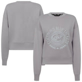 Columbus Blue Jackets Levelwear Women's Slate & Snow Sponge Tri-Blend Sweatshirt - Gray | US 203561111