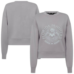 Florida Panthers Levelwear Women's Slate & Snow Sponge Tri-Blend Sweatshirt - Gray | US 203561119