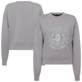Anaheim Ducks Levelwear Women's Slate & Snow Sponge Tri-Blend Sweatshirt - Gray | US 203561120