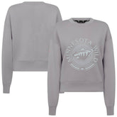Minnesota Wild Levelwear Women's Slate & Snow Sponge Tri-Blend Sweatshirt - Gray | US 203561128