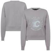 Calgary Flames Levelwear Women's Slate & Snow Sponge Tri-Blend Sweatshirt - Gray | US 203561131