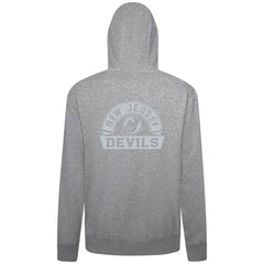 New Jersey Devils Levelwear Podium Chenille Logo Full-Zip Hoodie - Gray | US 203561139