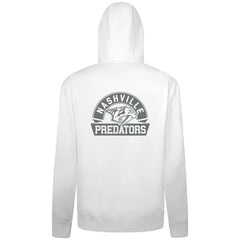 Nashville Predators Levelwear Podium Chenille Logo Full-Zip Hoodie - White | US 203561143