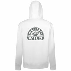 Minnesota Wild Levelwear Podium Chenille Logo Full-Zip Hoodie - White | US 203561146