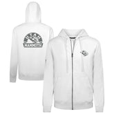Utah Mammoth Levelwear Podium Chenille Logo Full-Zip Hoodie - White | US 203561155