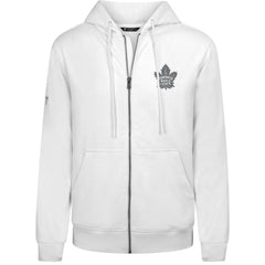 Toronto Maple Leafs Levelwear Podium Chenille Logo Full-Zip Hoodie - White | US 203561160