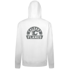 Calgary Flames Levelwear Podium Chenille Logo Full-Zip Hoodie - White | US 203561161