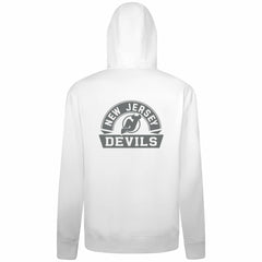 New Jersey Devils Levelwear Podium Chenille Logo Full-Zip Hoodie - White | US 203561175