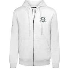 Anaheim Ducks Levelwear Podium Banner Arch Full-Zip Hoodie - White | US 203561176