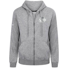 Chicago Blackhawks Levelwear Podium Banner Arch Full-Zip Hoodie - Gray | US 203561180