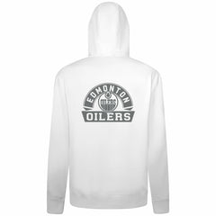 Edmonton Oilers Levelwear Podium Banner Arch Full-Zip Hoodie - White | US 203561194