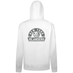 New York Islanders Levelwear Podium Banner Arch Full-Zip Hoodie - White | US 203561197