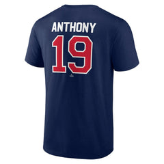 Roman Anthony Boston Red Sox Winning Streak Name & Number T-Shirt - Navy T-shirts