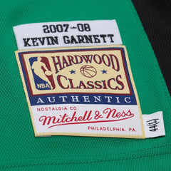 Kevin Garnett Boston Celtics 2007-08 Hardwood Classics Authentic Jersey Kelly Green - Mitchell & Ness