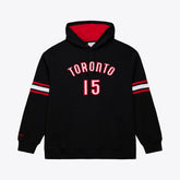 Vince Carter Toronto Raptors Name & Number Hoodie Black - Mitchell & Ness