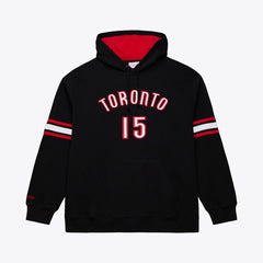 Vince Carter Toronto Raptors Name & Number Hoodie Black - Mitchell & Ness