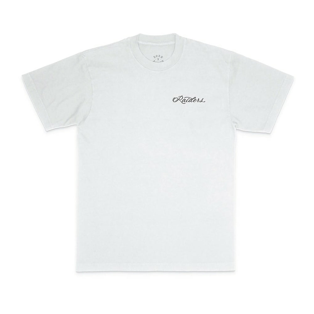 Las Vegas Raiders Born x Raised Unisex Fine Line T-Shirt - White T-shirts