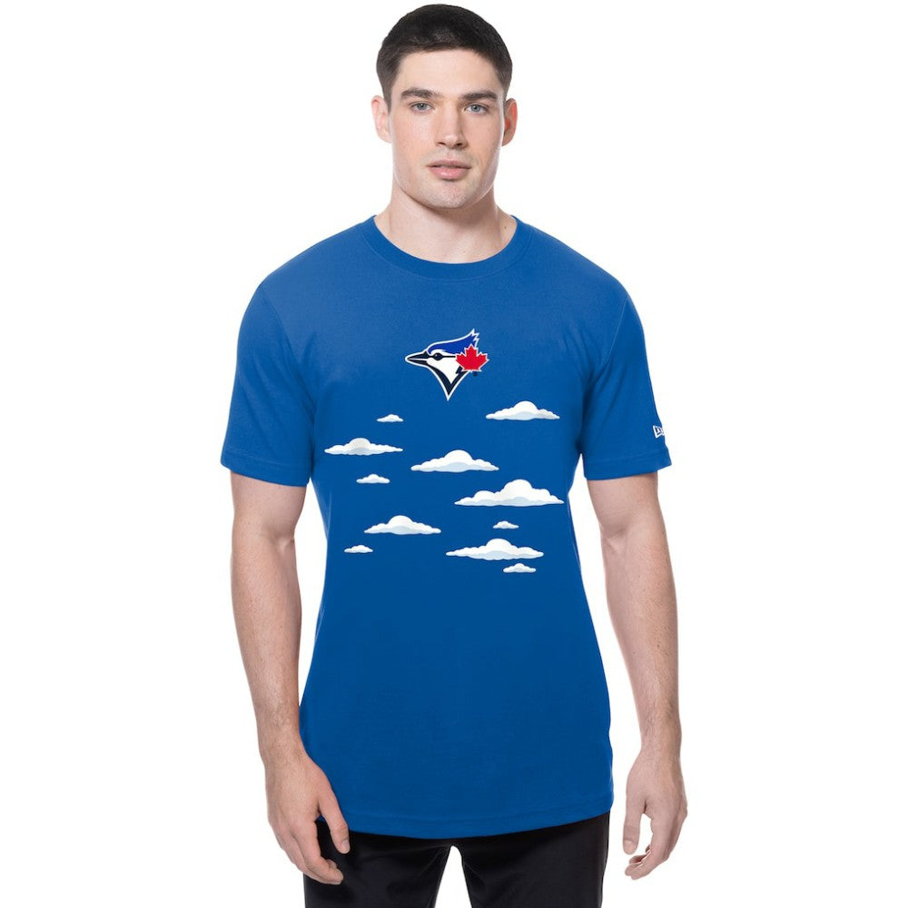 Toronto Blue Jays New Era MLB x Simpsons 2026 Collab Clouds T-Shirt - Royal T-shirts