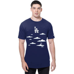 Los Angeles Dodgers New Era MLB x Simpsons 2026 Collab Clouds T-Shirt - Royal T-shirts