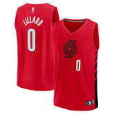 Damian Lillard Portland Trail Blazers Fast Break Replica Jersey Red Statement Edition - Fanatics