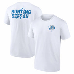Detroit Lions Hunting Season T-Shirt - White T-shirts