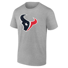Houston Texans Team Authentic Personalized Name & Number T-Shirt - Gray T-shirts