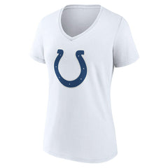 Indianapolis Colts Women's Team Authentic Personalized Name & Number V-Neck T-Shirt - White T-shirts