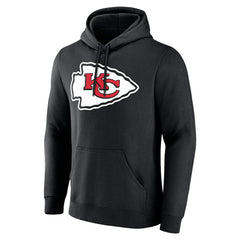 Kansas City Chiefs Team Authentic Personalized Name & Number Hoodie - Black Hoodies