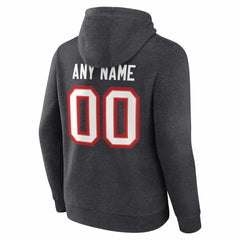 Tampa Bay Buccaneers Team Authentic Personalized Name & Number Hoodie - Charcoal Hoodies
