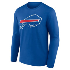 Buffalo Bills Team Authentic Personalized Name & Number Long Sleeve T-Shirt - Royal T-shirts
