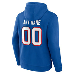 Buffalo Bills Team Authentic Personalized Name & Number Hoodie - Royal Hoodies