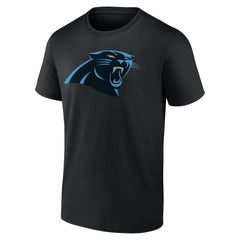 Carolina Panthers Team Authentic Personalized Name & Number T-Shirt - Black T-shirts