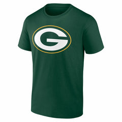Green Bay Packers Team Authentic Personalized Name & Number T-Shirt - Green T-shirts