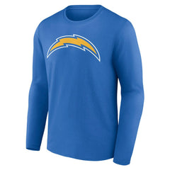 Los Angeles Chargers Team Authentic Personalized Name & Number Long Sleeve T-Shirt - Powder Blue T-shirts
