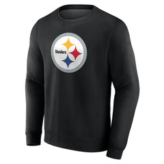 Pittsburgh Steelers Team Authentic Personalized Name & Number Sweatshirt - Black Sweatshirts