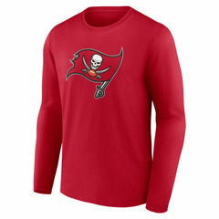 Tampa Bay Buccaneers Team Authentic Personalized Name & Number Long Sleeve T-Shirt - Red T-shirts