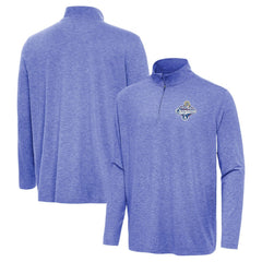 Los Angeles Dodgers Antigua 2025 World Series Champions Hunk Quarter-Zip Top - Heather Royal Tops