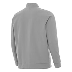 Los Angeles Dodgers Antigua Back-to-Back World Series Champions Regard Full-Zip Jacket - Gray Jackets